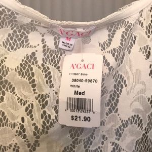 a'gaci Swim - NWT ๐ผ White cover up a'gaci Swim - NWT ๐ผ White cover up